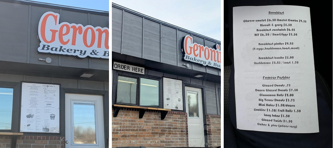 Geronimo's Bakery and Burgers